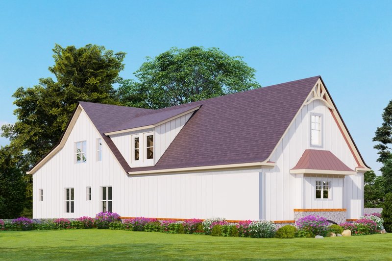 House Design - Exterior - Other Elevation for Craftsman House Plan #54-436 - 5 bed, 4.5 bath