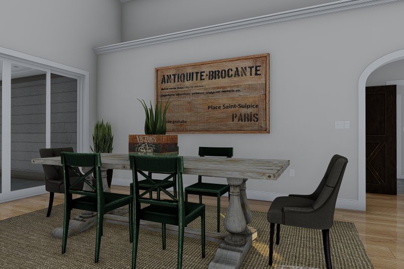House Plan Design - Interior - Dining Room for Craftsman House Plan #1060-70 - 5 bed, 2.5 bath