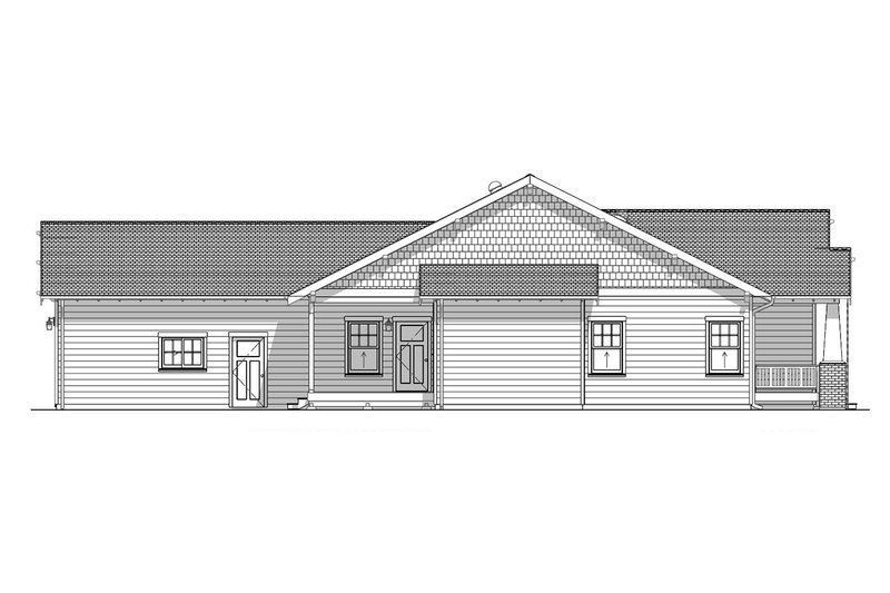 Home Plan - Exterior - Other Elevation for Craftsman House Plan #1099-4 - 3 bed, 2 bath