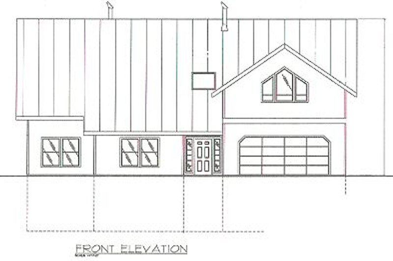 Home Plan - Exterior - Other Elevation for Traditional House Plan #117-169 - 4 bed, 4 bath