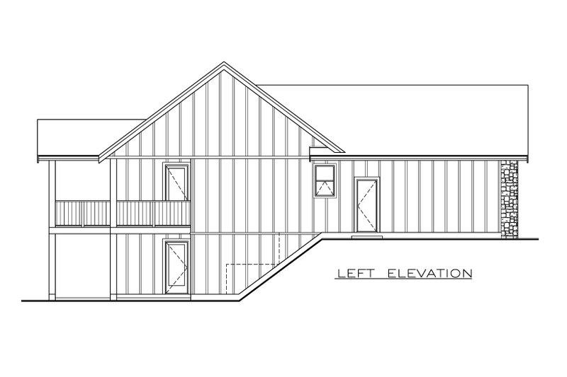 Dream House Plan - Exterior - Other Elevation for Farmhouse House Plan #1100-74 - 3 bed, 2 bath