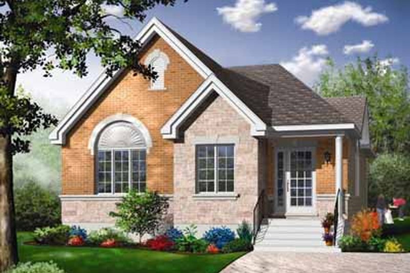 Dream House Plan - European Exterior - Front Elevation Plan #23-353