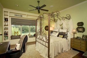 Interior - Bedroom for Mediterranean House Plan #20-2166 - 5 bed, 6 bath