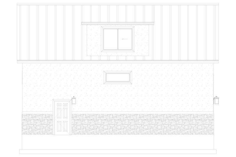 Architectural House Design - Exterior - Other Elevation for Traditional House Plan #1060-334, 0.5 bath