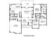 Cottage Style House Plan - 3 Beds 2 Baths 2250 Sq/Ft Plan #46-449 