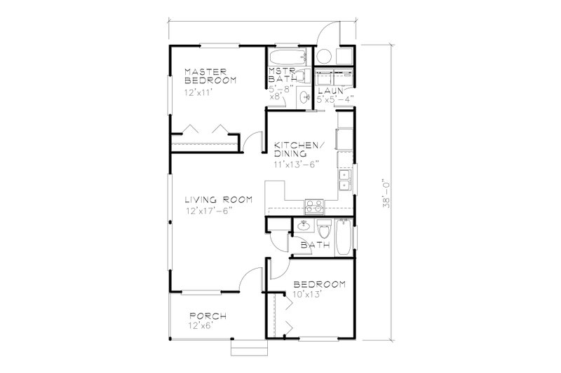 House Design - Floor Plan - Other Floor for Cottage House Plan #515-18 - 2 bed, 2 bath