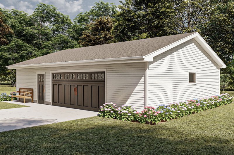 House Blueprint - Exterior - Other Elevation for Traditional House Plan #455-536, 0 bath
