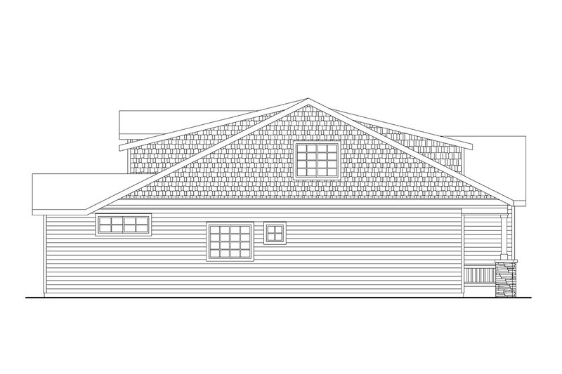 Architectural House Design - Exterior - Other Elevation for Bungalow House Plan #124-1436 - 3 bed, 3 bath