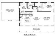 Barndominium Style House Plan - 4 Beds 2.5 Baths 2392 Sq/Ft Plan #1064-338 