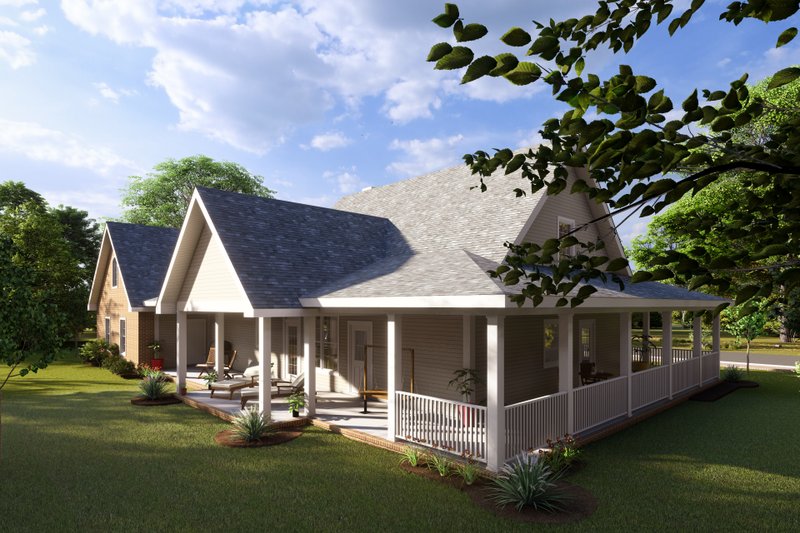 Dream House Plan - Exterior - Other Elevation 2 for Country House Plan #20-146 - 3 bed, 2.5 bath