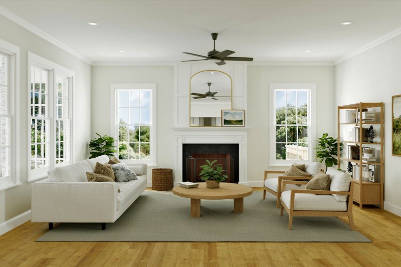 House Design - Interior - Family Room for European House Plan #461-110 - 5 bed, 4 bath
