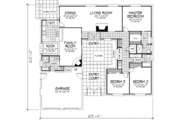 Mediterranean Style House Plan - 3 Beds 2.5 Baths 2377 Sq/Ft Plan #320-417 