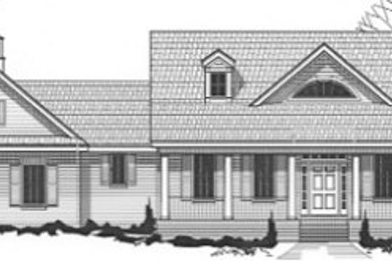 Exterior - Front Elevation for Traditional House Plan #67-827 - 1 bed, 1 bath