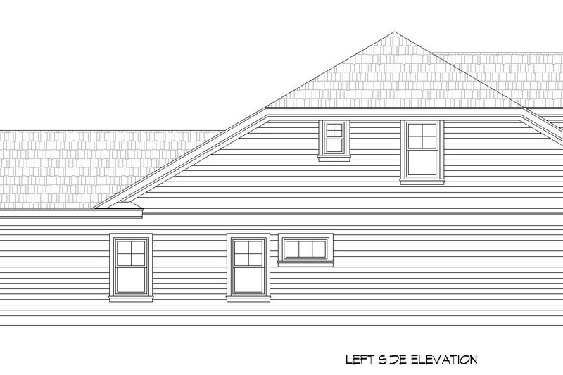 House Blueprint - Exterior - Other Elevation for Bungalow House Plan #932-593 - 3 bed, 2 bath