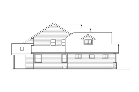 Exterior - Other Elevation for Craftsman House Plan #124-1109 - 3 bed, 2.5 bath