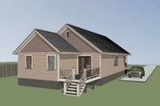 Farmhouse Style House Plan - 4 Beds 2 Baths 1278 Sq/Ft Plan #79-336 