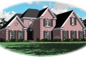 European Exterior - Front Elevation Plan #81-720