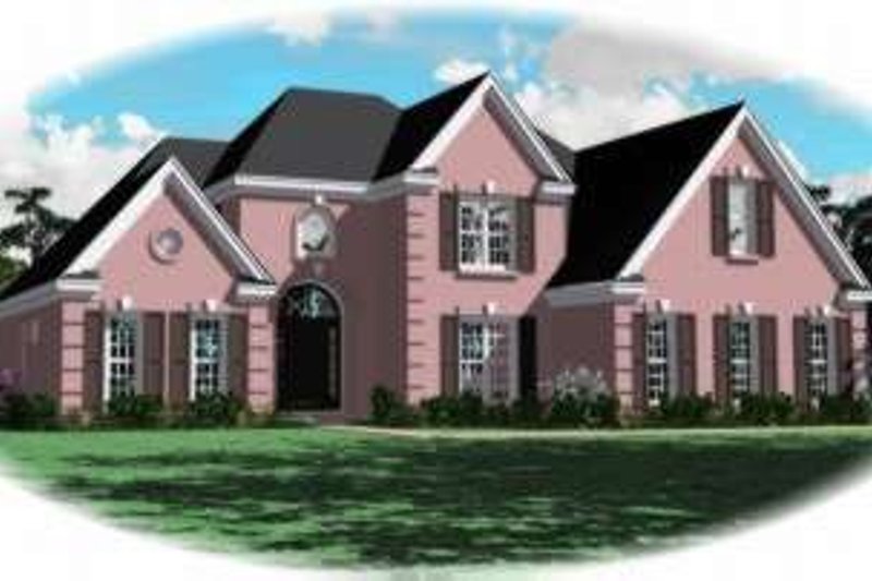 European Style House Plan - 3 Beds 2.5 Baths 2294 Sq/Ft Plan #81-720