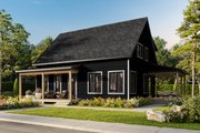 Country Style House Plan - 5 Beds 2.5 Baths 2826 Sq/Ft Plan #23-2765 Exterior 