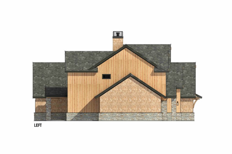 Home Plan - Exterior - Other Elevation for Craftsman House Plan #1096-194 - 5 bed, 5.5 bath
