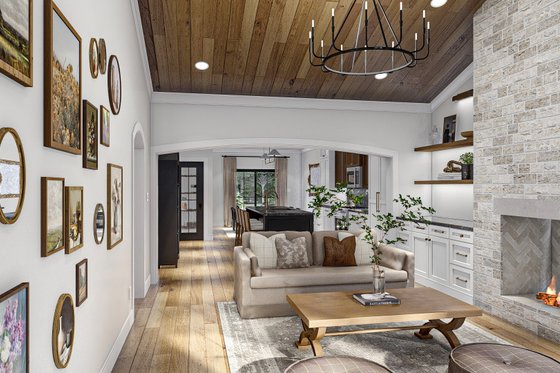Interior - Entry for Modern House Plan #455-644 - 2 bed, 1 bath