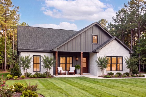 Exterior - Front Elevation 9 for Farmhouse House Plan #430-445 - 3 bed, 2 bath