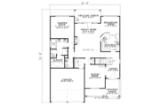 Farmhouse Style House Plan - 4 Beds 2.5 Baths 2244 Sq/Ft Plan #17-405 