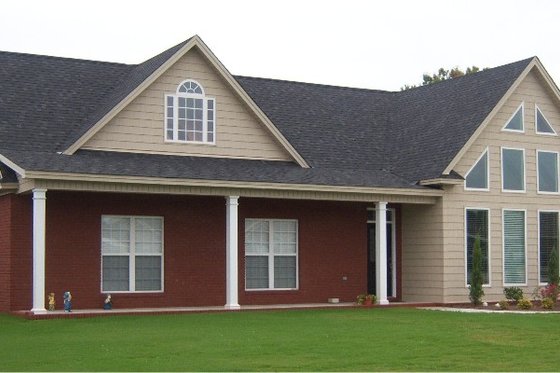 Exterior - Front Elevation for Country House Plan #63-286 - 3 bed, 2 bath