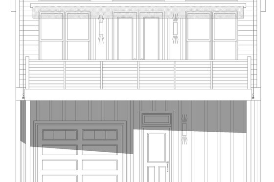 Exterior - Front Elevation 3 for Traditional House Plan #932-436 - 3 bed, 2 bath