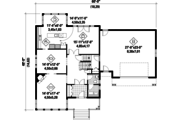 Country Style House Plan - 4 Beds 2 Baths 3362 Sq/Ft Plan #25-4688 