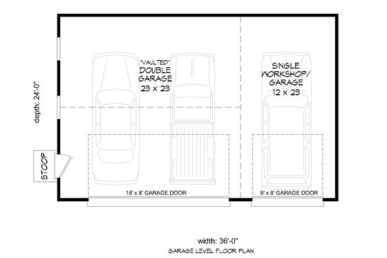 Floor Plan - Main Floor for Country House Plan #932-197, 0 bath
