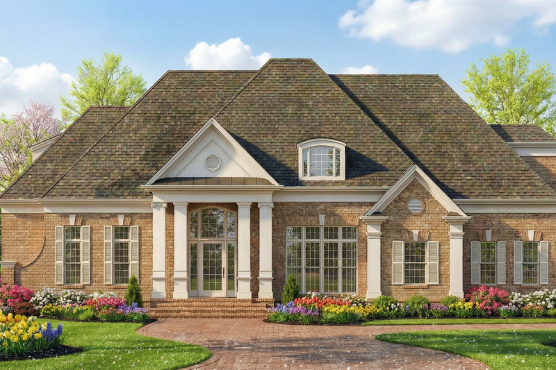 House Plan Design - Exterior - Front Elevation 5 for European House Plan #119-195 - 3 bed, 3 bath