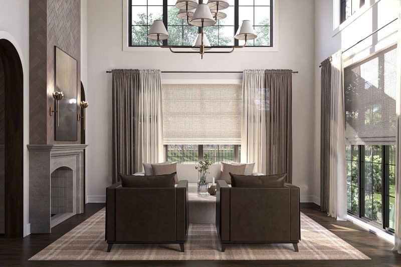 Architectural House Design - Interior - Family Room 2 for Victorian House Plan #455-376 - 3 bed, 2.5 bath