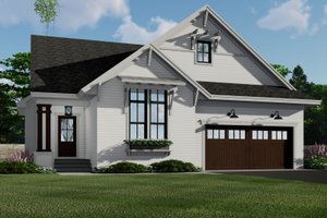 House Plan Design - Farmhouse Exterior - Front Elevation Plan #51-1203
