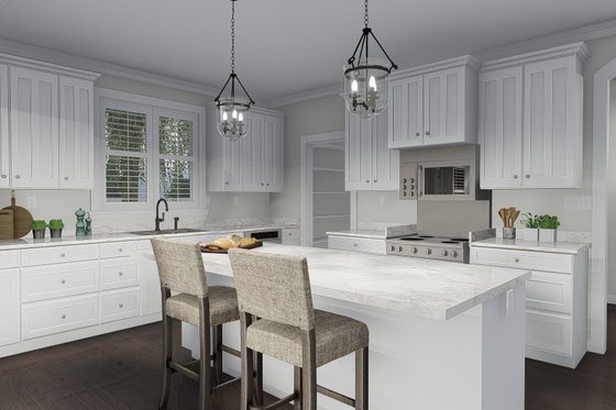 Interior - Kitchen 1 for Craftsman House Plan #1060-57 - 4 bed, 2.5 bath