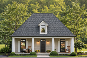 House Blueprint - Ranch Exterior - Front Elevation Plan #21-565