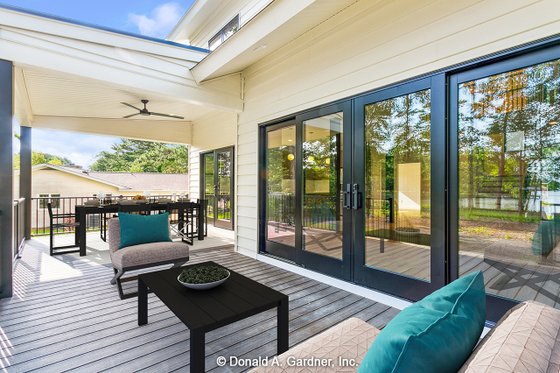 Exterior - Outdoor Living for Contemporary House Plan #929-268 - 4 bed, 3.5 bath