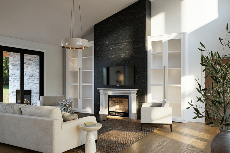 Architectural House Design - Interior - Family Room for Contemporary House Plan #1064-491 - 2 bed, 2 bath