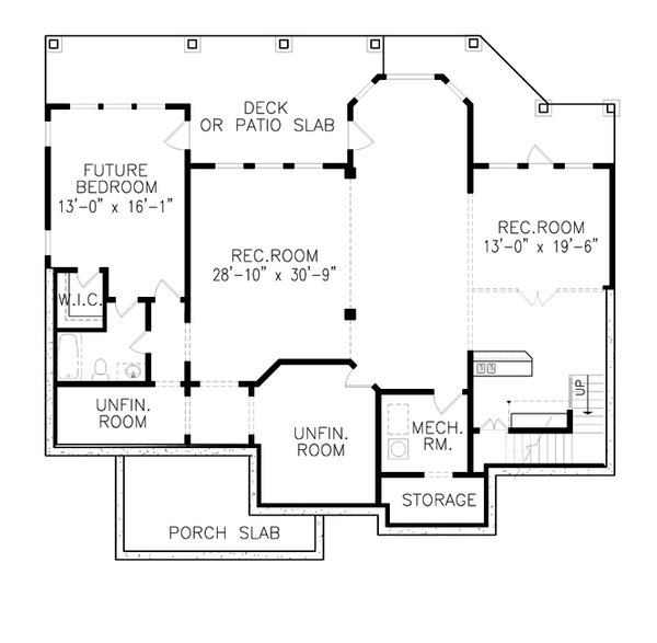 Traditional Floor Plan - Other Floor Plan #54-448