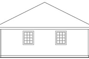 Exterior - Other Elevation for Traditional House Plan #124-664, 0 bath