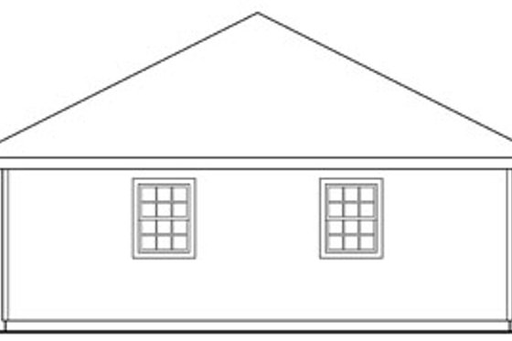 Exterior - Other Elevation for Traditional House Plan #124-664, 0 bath