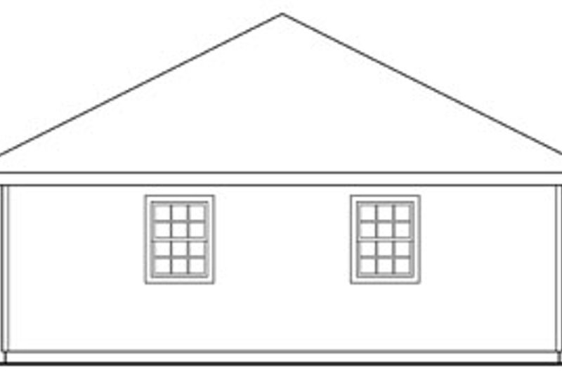 Home Plan - Exterior - Other Elevation for Traditional House Plan #124-664, 0 bath
