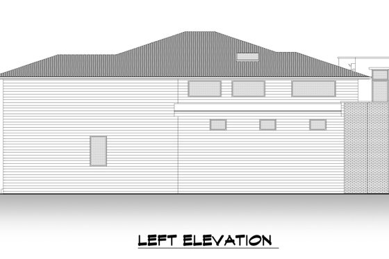 Exterior - Other Elevation 2 for Contemporary House Plan #1066-132 - 4 bed, 4.5 bath