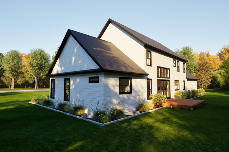 Architectural House Design - Exterior - Other Elevation 2 for Contemporary House Plan #1116-10 - 4 bed, 3.5 bath