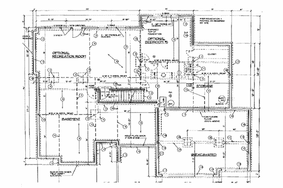 Floor Plan - Other Floor for European House Plan #67-235 - 4 bed, 4 bath