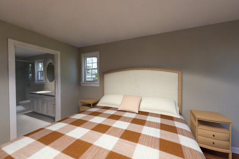 Architectural House Design - Interior - Master Bedroom 1 for Cottage House Plan #513-2457 - 3 bed, 2.5 bath