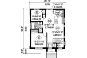 Contemporary Style House Plan - 2 Beds 1 Baths 797 Sq/Ft Plan #25-4268 