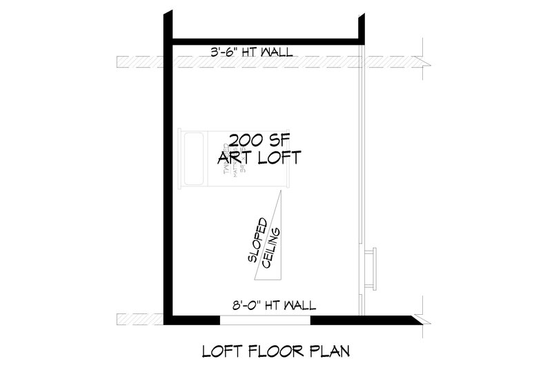 Dream House Plan - Floor Plan - Upper Floor for Beach House Plan #932-826 - 2 bed, 1 bath