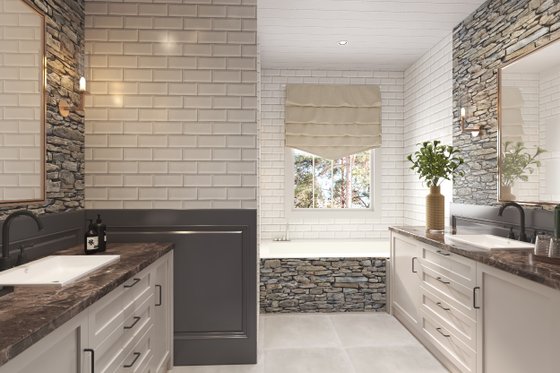 Interior - Bathroom for Craftsman House Plan #54-534 - 3 bed, 2.5 bath