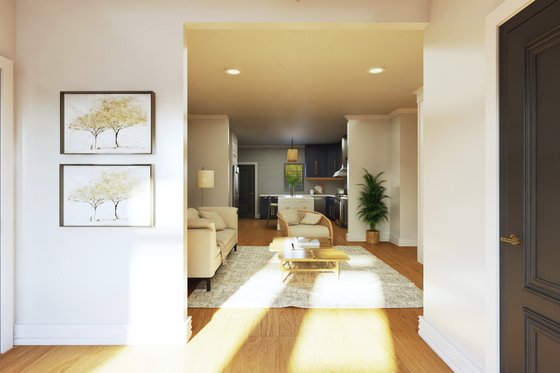 Interior - Entry for Craftsman House Plan #1064-335 - 3 bed, 2 bath